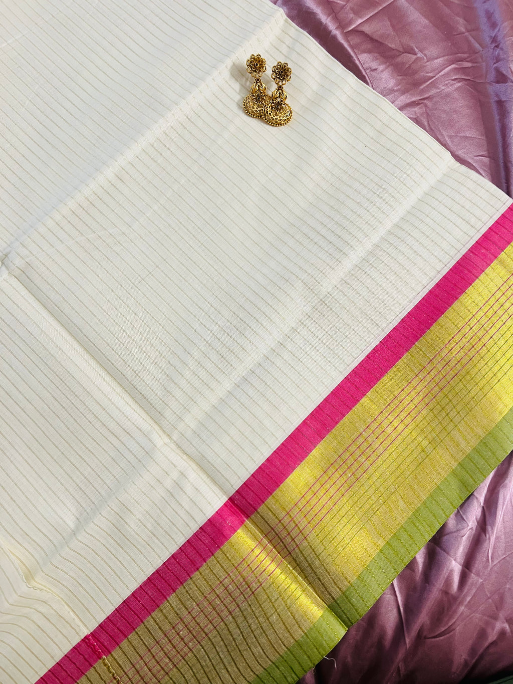 Line set saree